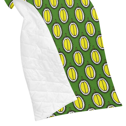 Durian Pattern Print Design DR01 Premium Quilt