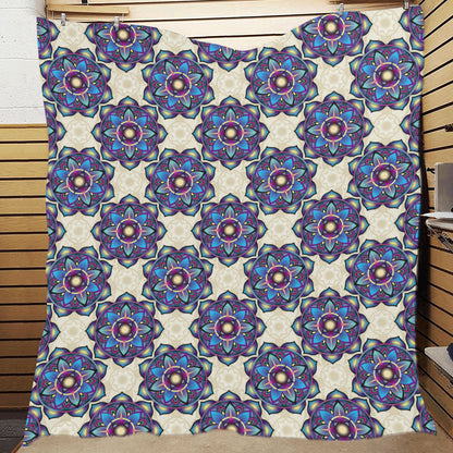 lotus Boho Pattern Print Design LO08 Premium Quilt
