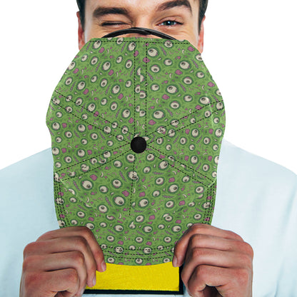 Zombie Eyes Design Pattern Print Snapback Cap