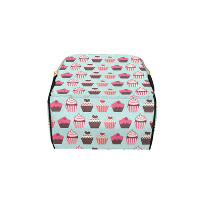 CupCake Print Pattern Diaper Bag Backpack
