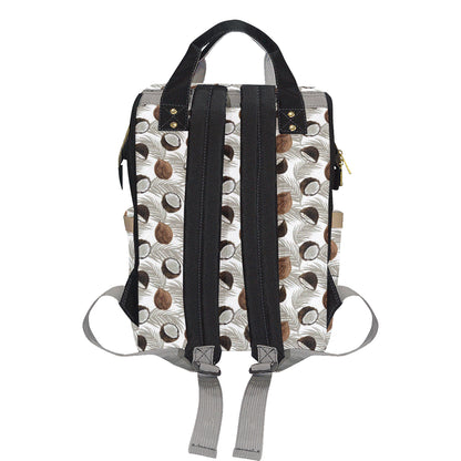 Coconut Pattern Print Design CN03 Diaper Bag Backpack