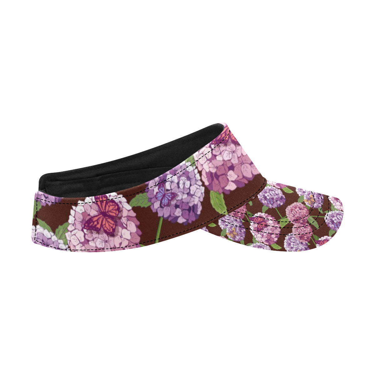Hydrangea Pattern Print Design HD08 Unisex Sun Visor