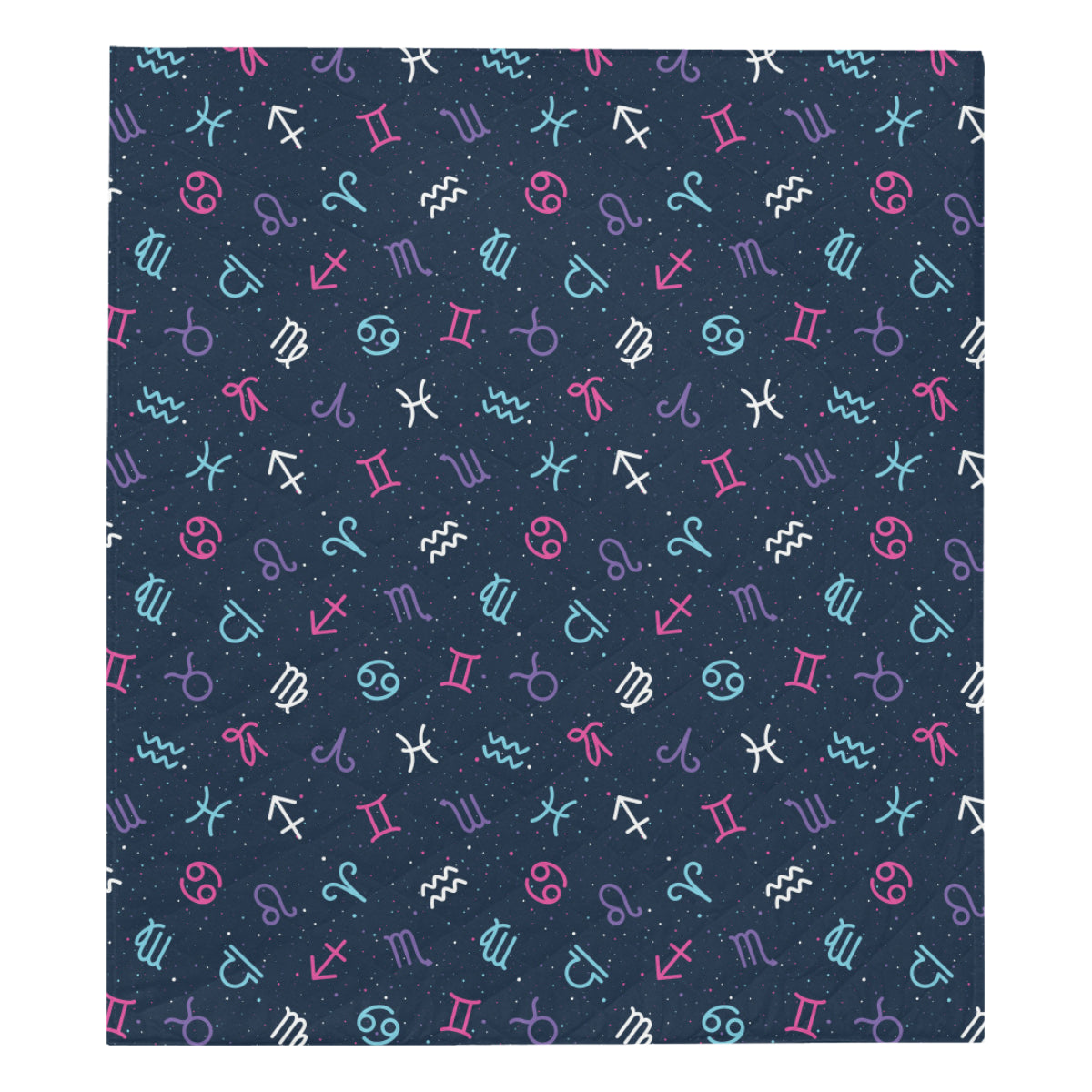Constellation Pattern Print Design 04 Premium Quilt