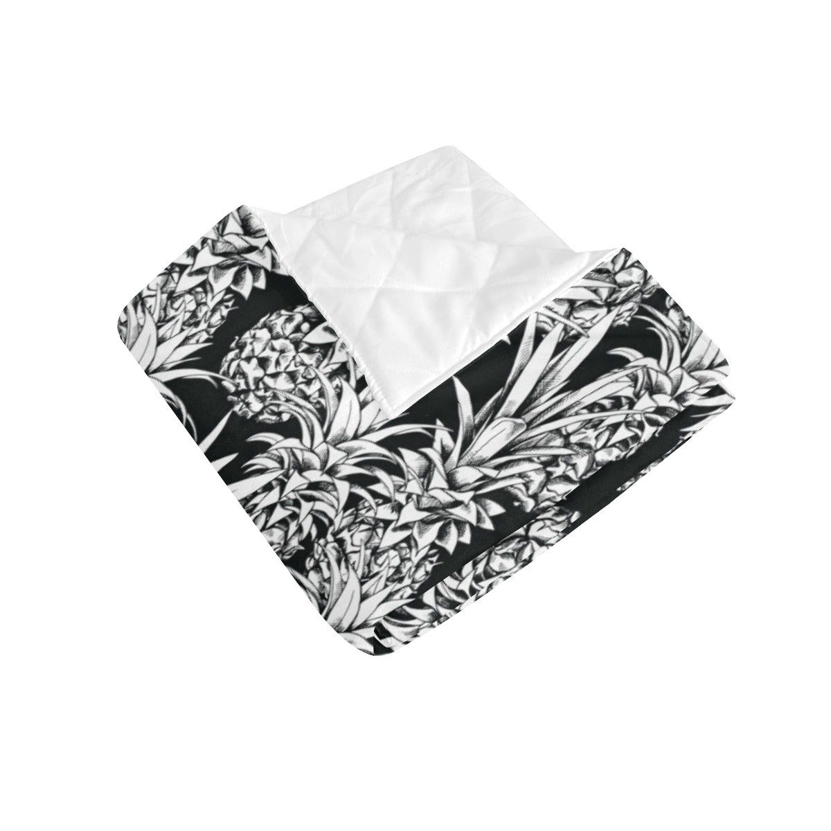 Pineapple Pattern Print Design PP08 Premium Quilt