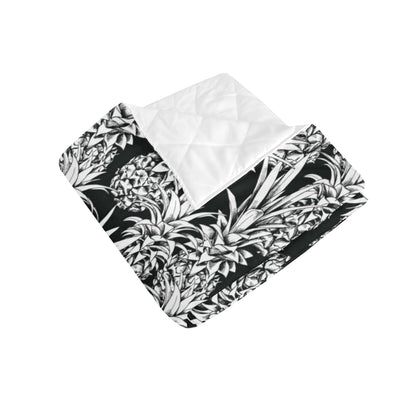 Pineapple Pattern Print Design PP08 Premium Quilt