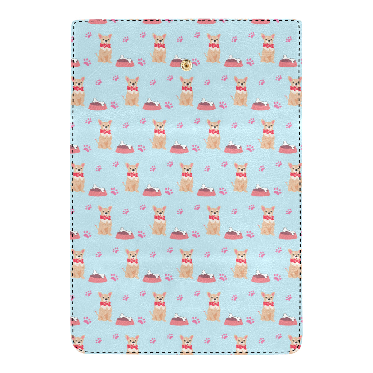 Chihuahua Pattern Print Design 05 Women's Trifold Wallet