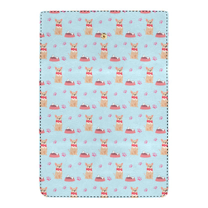 Chihuahua Pattern Print Design 05 Women's Trifold Wallet