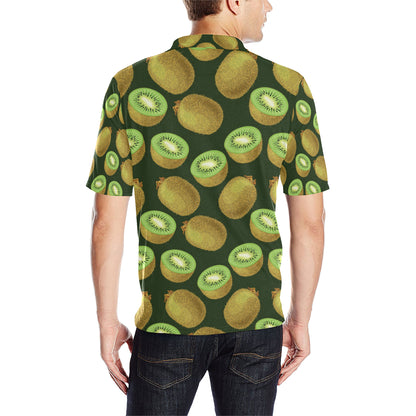Kiwi Pattern Print Design KW04 Men Polo Shirt