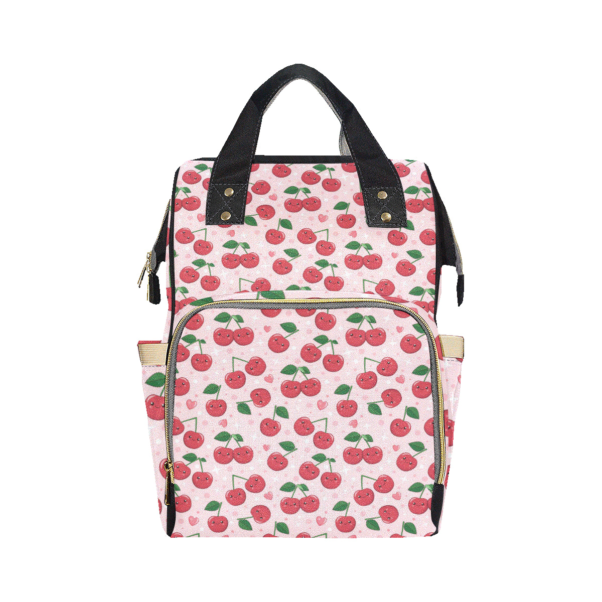 Cherry Pattern Print Design CH02 Diaper Bag Backpack