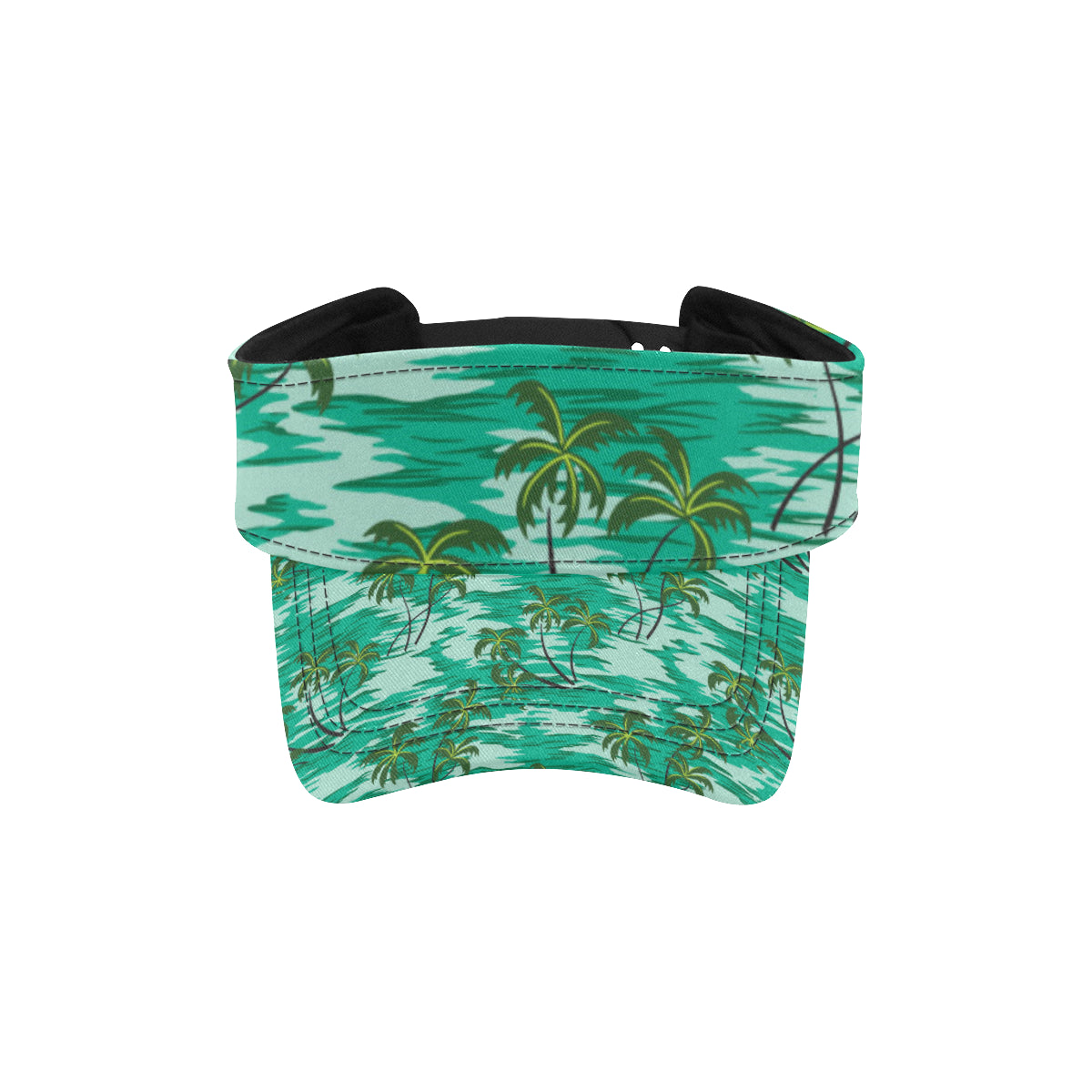 Palm Tree Pattern Print Design A01 Unisex Sun Visor