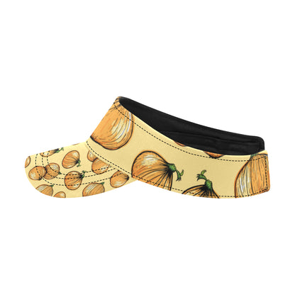 Onion Pattern Print Design A04 Unisex Sun Visor