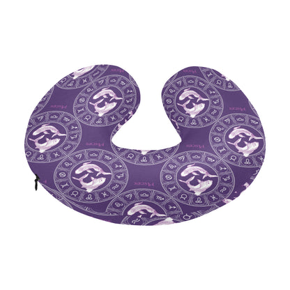 Pisces Pattern Print Design A02 U-Shaped Travel Neck Pillow