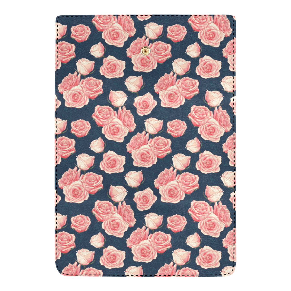 Rose Pattern Print Design A03 Women's Trifold Wallet