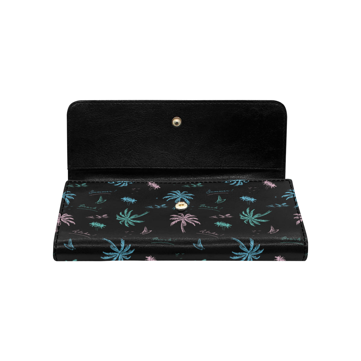 Aloha Hawaii Pattern Print Design 03 Women's Trifold Wallet