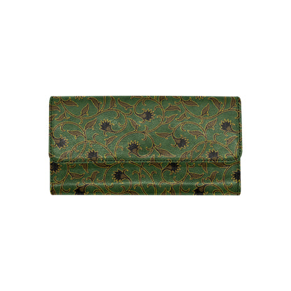Brocade Pattern Print Design 02 Women's Trifold Wallet