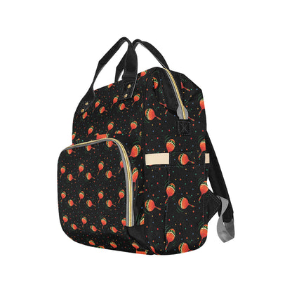 Maracas Pattern Print Design 03 Diaper Bag Backpack
