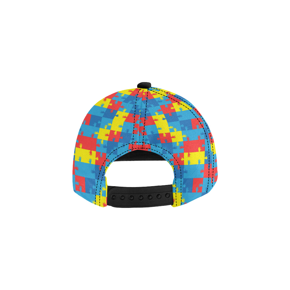 Autism Awareness Design Themed Print Snapback Cap