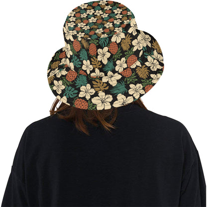 Hawaiian Themed Pattern Print Design H08 Unisex Bucket Hat