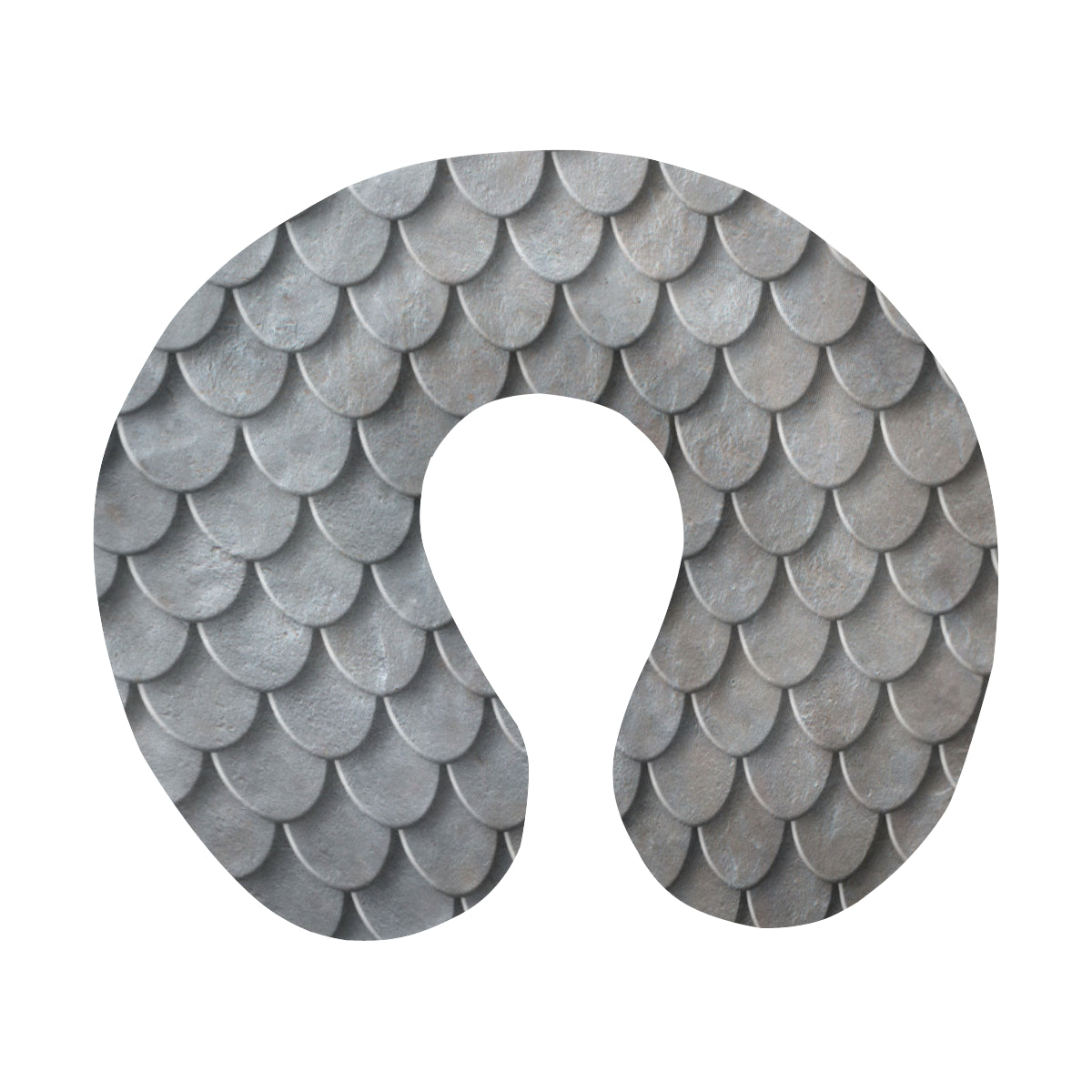 Armor Scales Pattern Print Design 03 U-Shaped Travel Neck Pillow