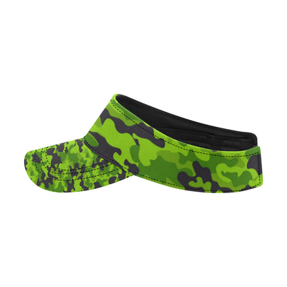 Green Kelly Camo Print Unisex Sun Visor
