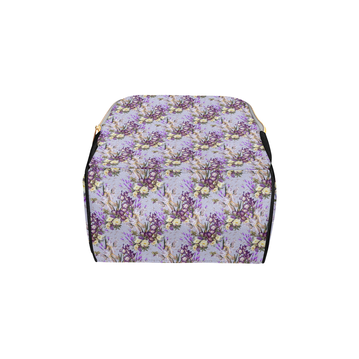 Iris Pattern Print Design IR07 Diaper Bag Backpack