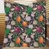 Onion Pattern Print Design A03 Premium Quilt