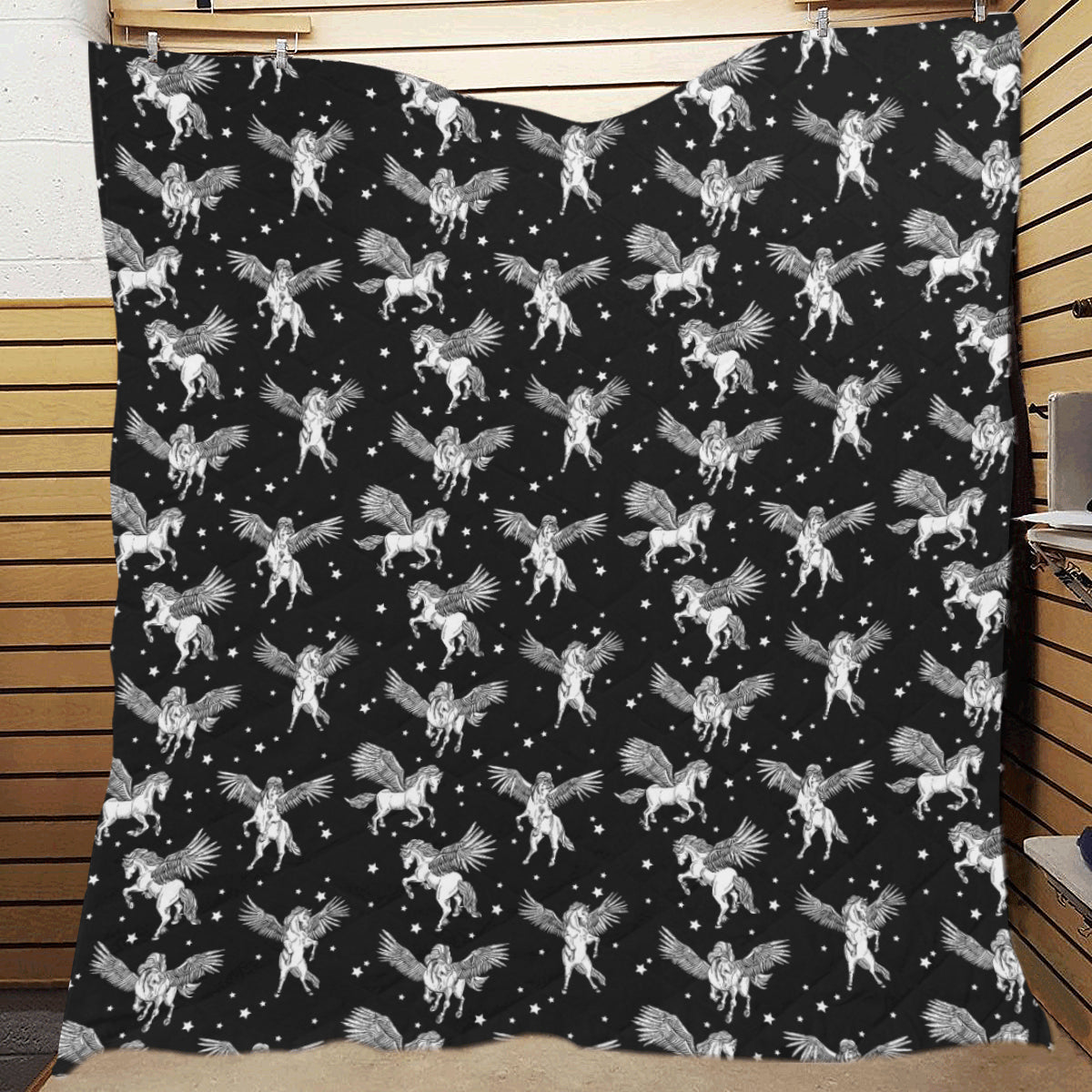 Pegasus Pattern Print Design 01 Premium Quilt