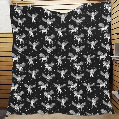 Pegasus Pattern Print Design 01 Premium Quilt