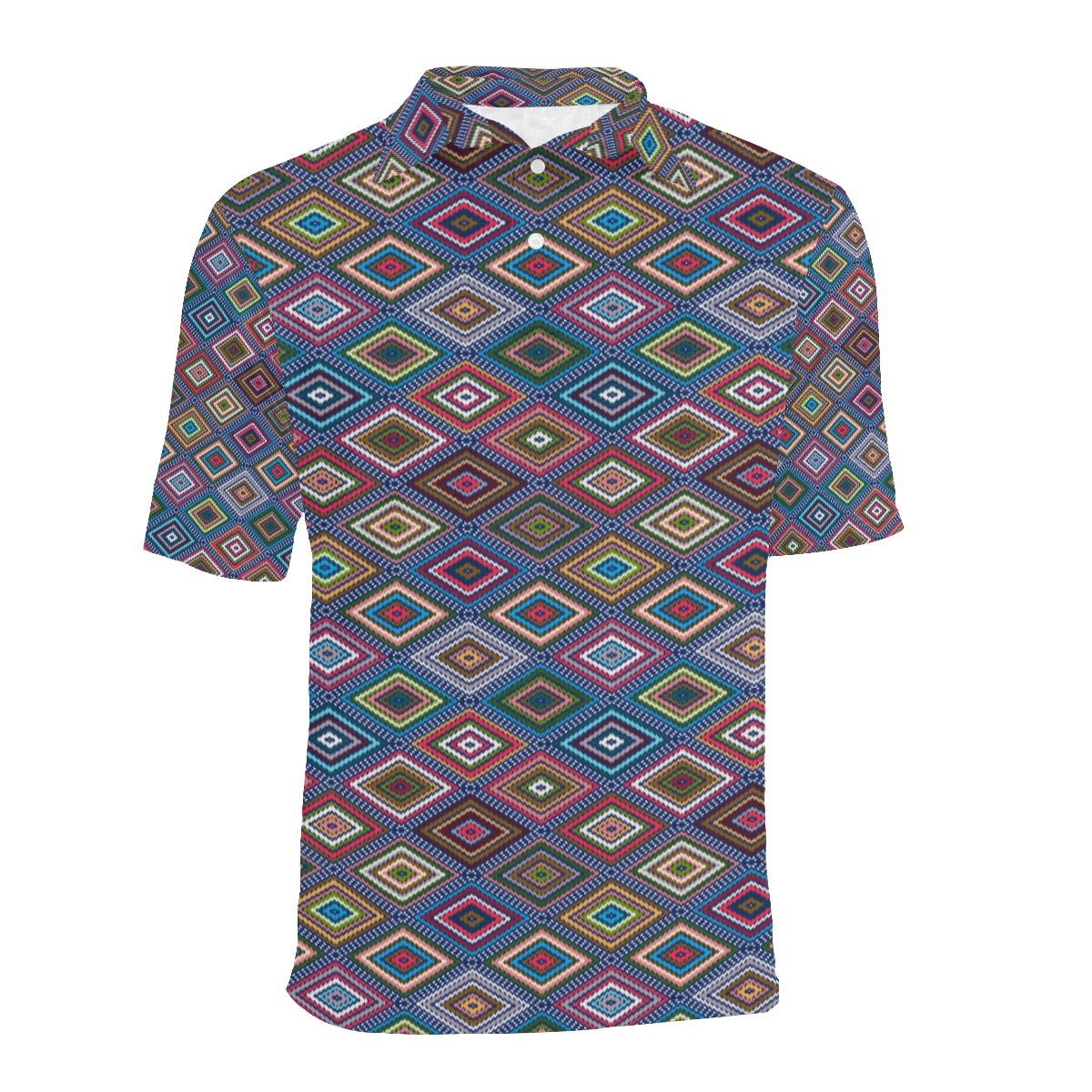 Southwestern Design Men Polo Shirt