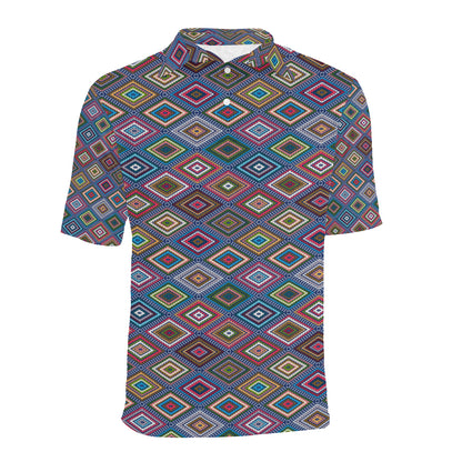 Southwestern Design Men Polo Shirt