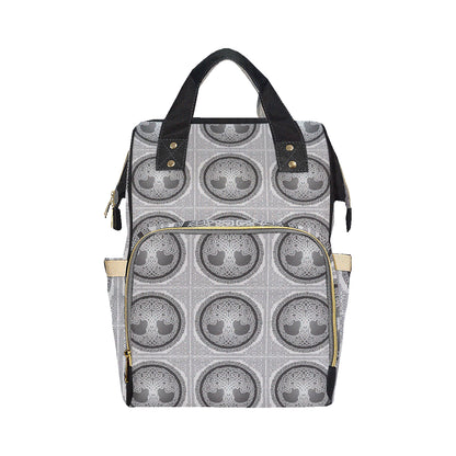 Celtic Tree of life Print Diaper Bag Backpack
