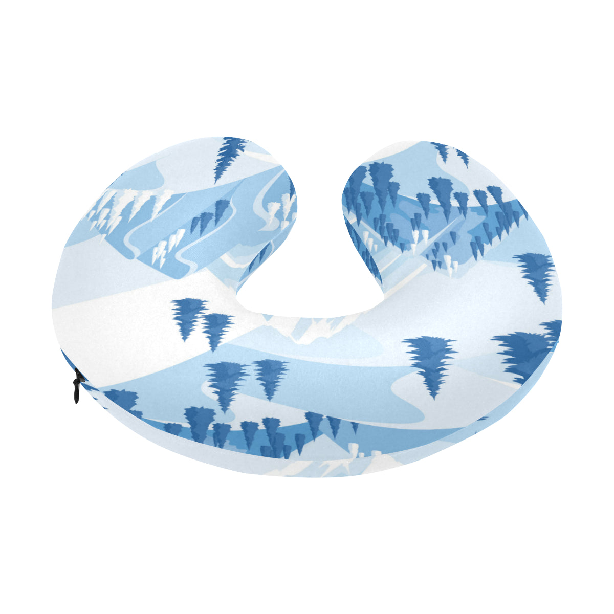 Mountain Pattern Print Design 03 U-Shaped Travel Neck Pillow