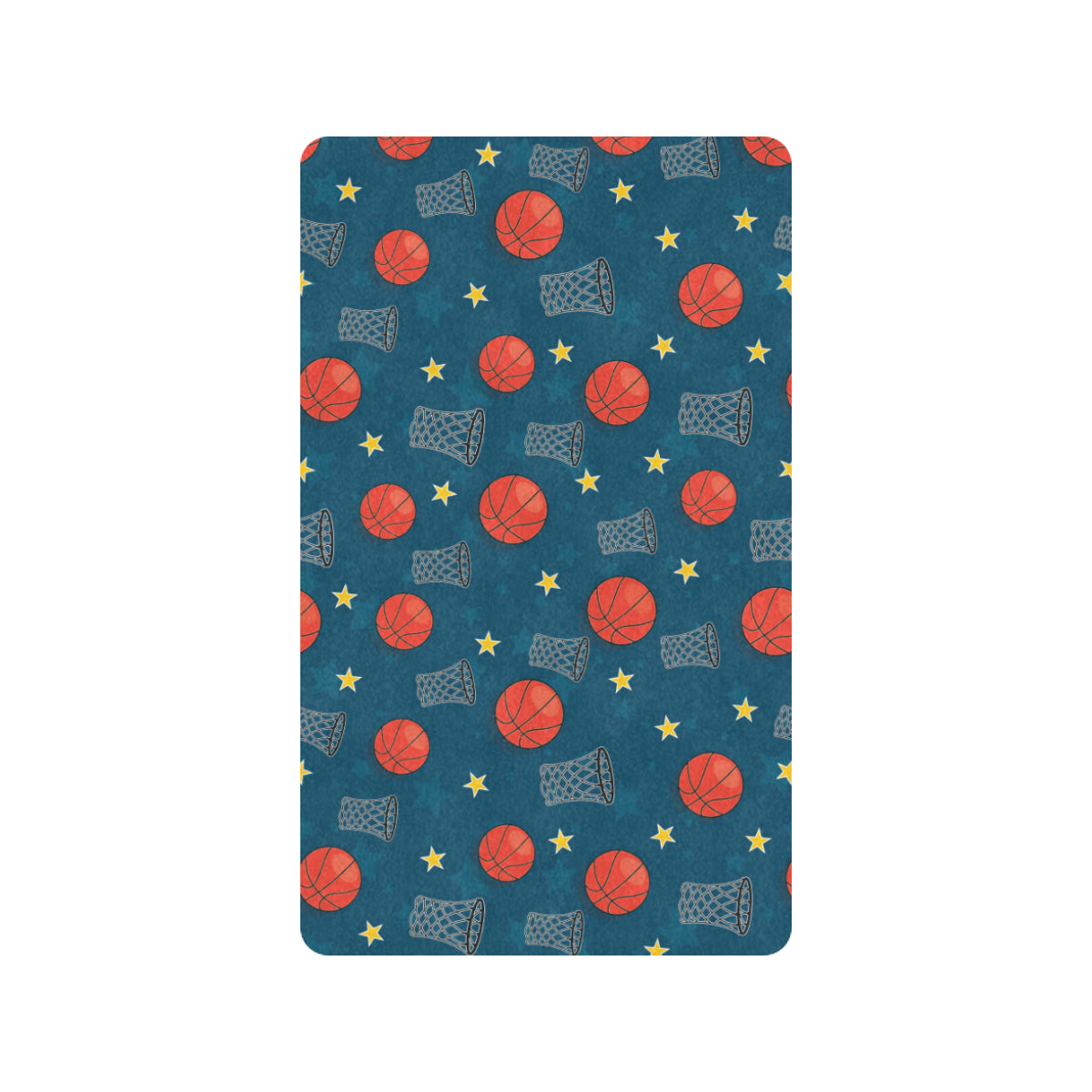 Basketball Classic Print Pattern Rubber Doormat