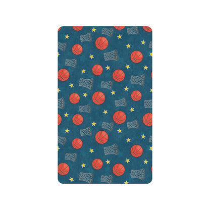 Basketball Classic Print Pattern Rubber Doormat