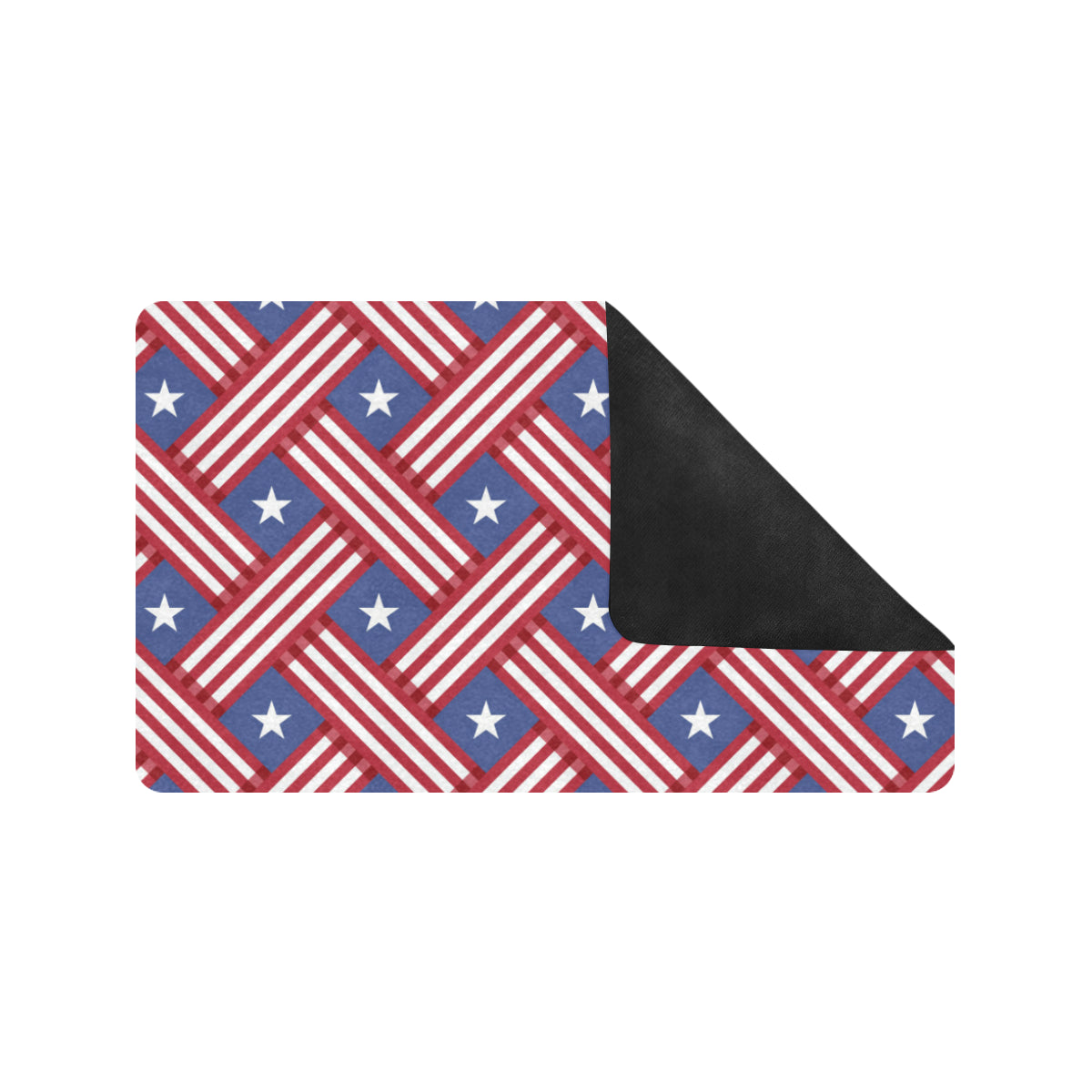 American flag Pattern Rubber Doormat