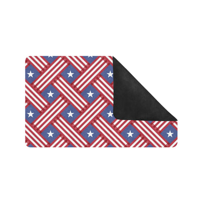 American flag Pattern Rubber Doormat