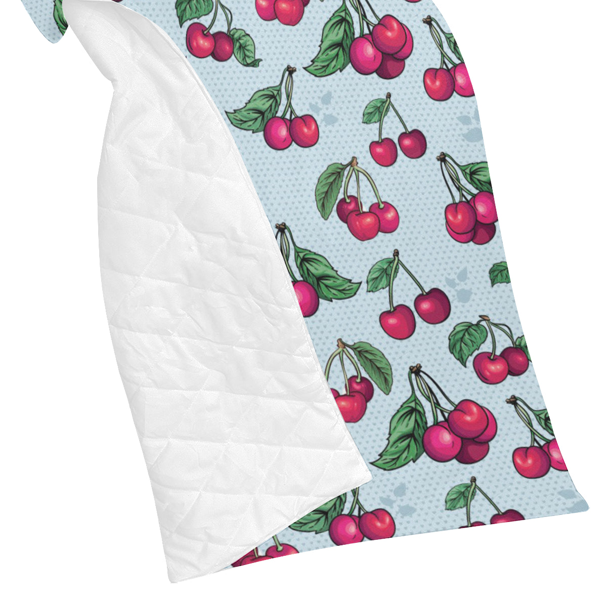 Cherry Pattern Print Design CH01 Premium Quilt