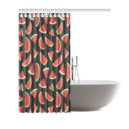 Watermelon Pattern Print Design WM09 Shower Curtain