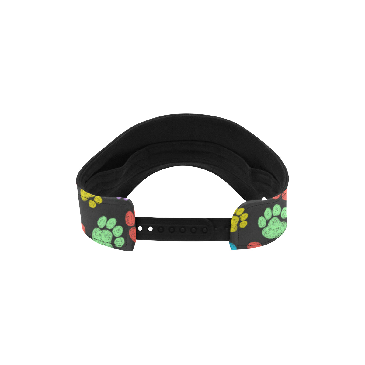 Paw Colorful Print Unisex Sun Visor
