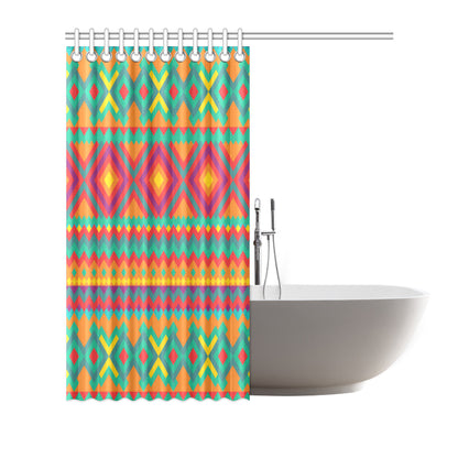 Mexican Pattern Print Design 04 Shower Curtain