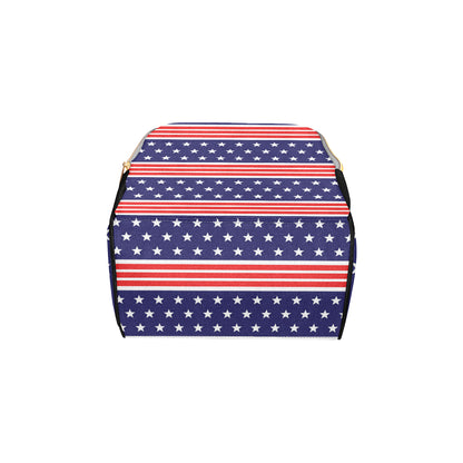 Patriotic Pattern Print Design A04 Diaper Bag Backpack