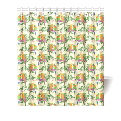 Conures Pattern Print Design 02 Shower Curtain