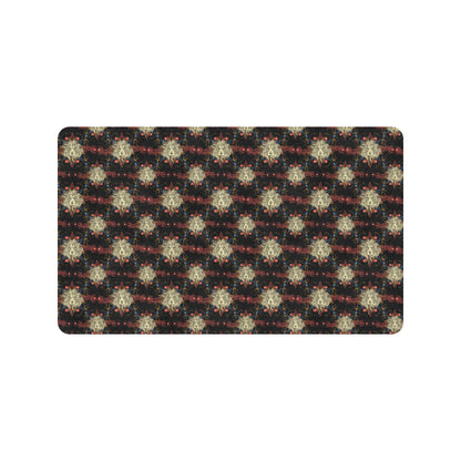 Zodiac Leo Pattern Design Print Rubber Doormat