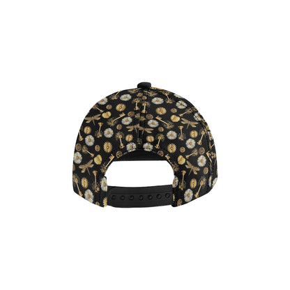 Steampunk Dragonfly Design Themed Print Snapback Cap