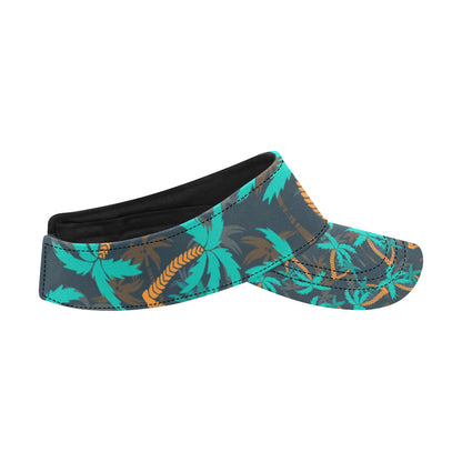 Palm Tree Pattern Print Design PT01 Unisex Sun Visor