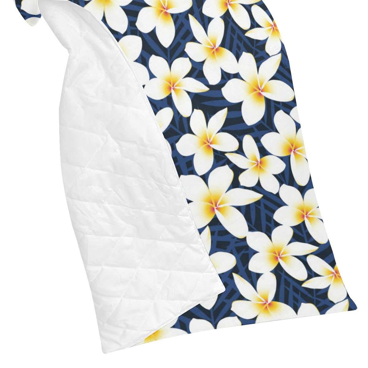 Plumeria Pattern Print Design PM026 Premium Quilt