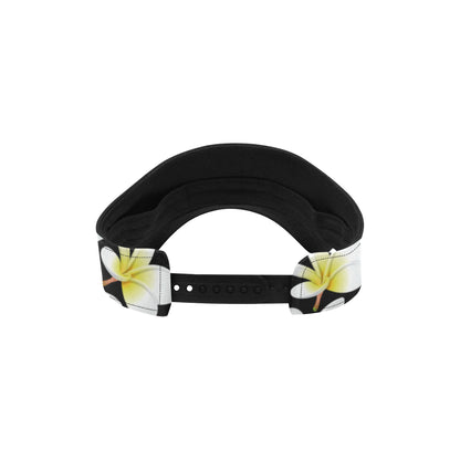 Yellow Plumeria Hawaiian Flowers Unisex Sun Visor