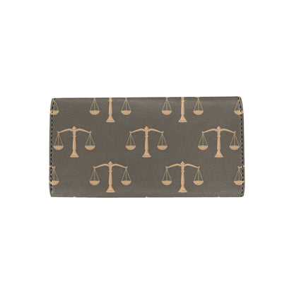Libra Pattern Print Design 01 Women's Trifold Wallet