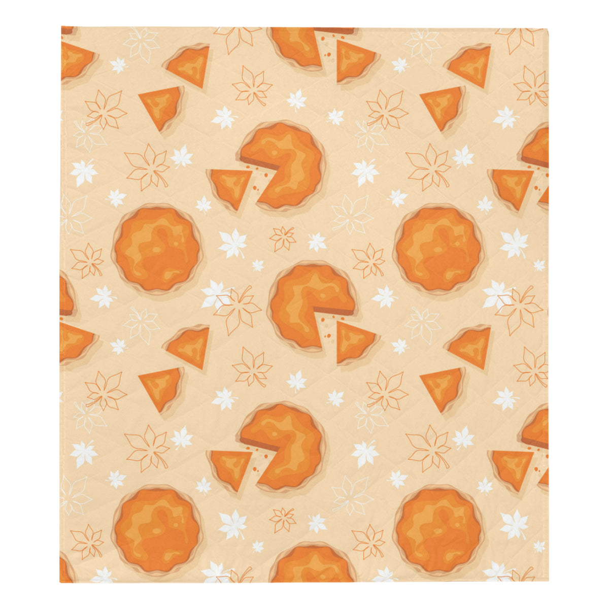 Pie Pattern Print Design A01 Premium Quilt