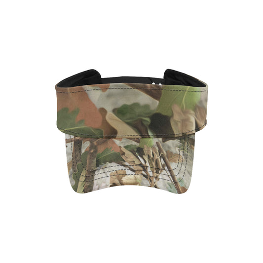 Camo Realistic Tree Forest Print Unisex Sun Visor